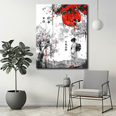 Painting by Numbers Japanese Poet I